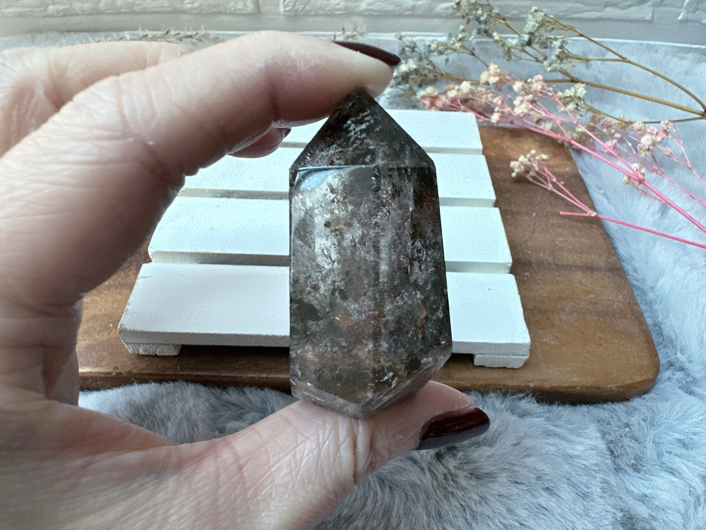 Small Garden Quartz Polished Point