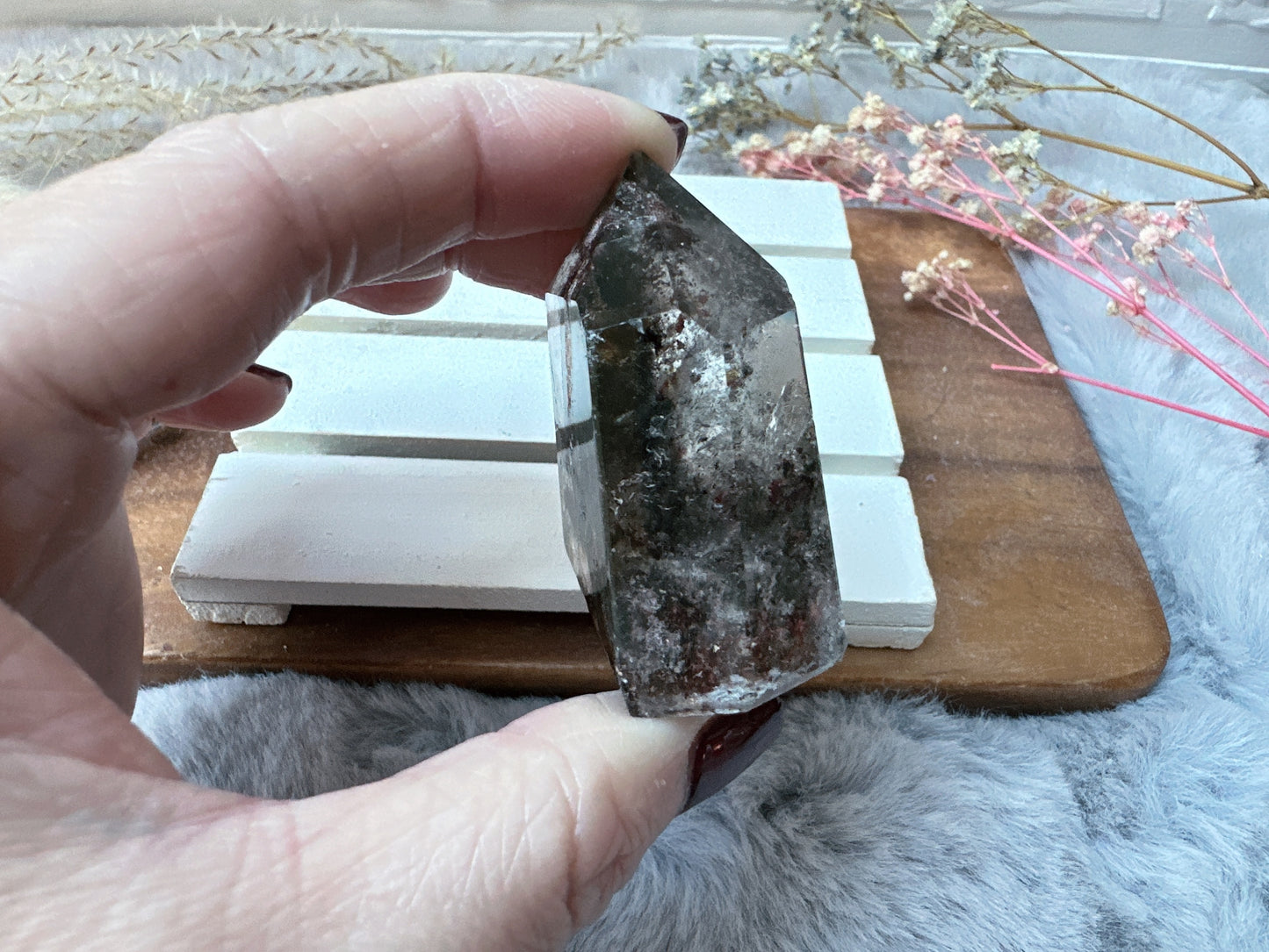 Small Garden Quartz Polished Point