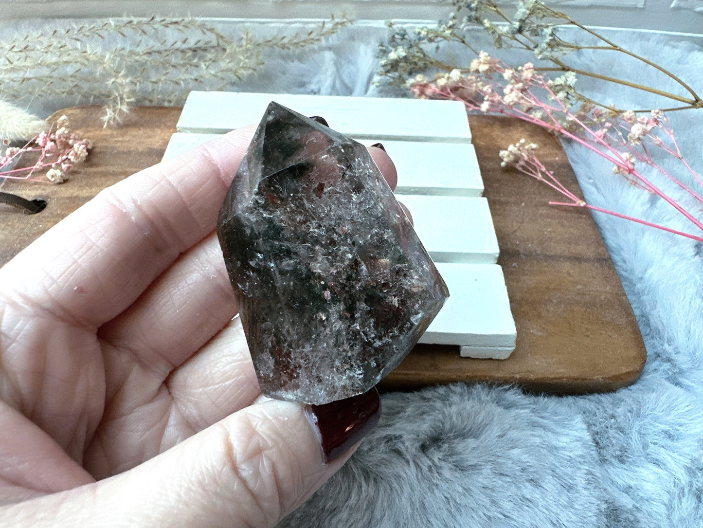 Small Garden Quartz Polished Point