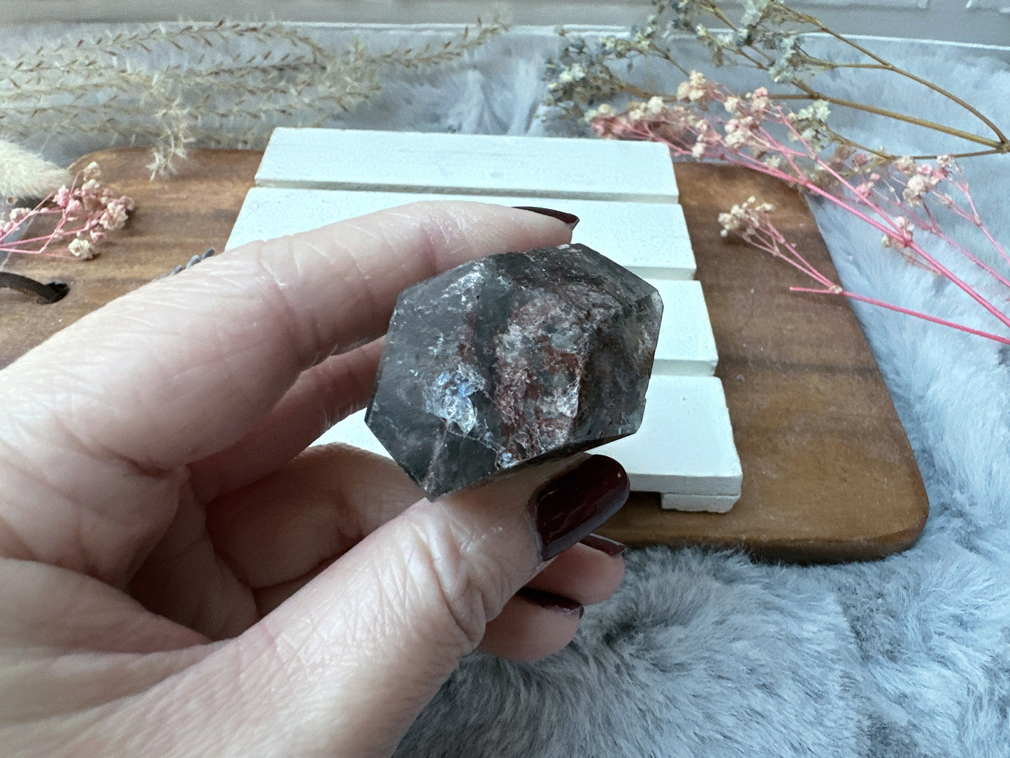 Small Garden Quartz Polished Point
