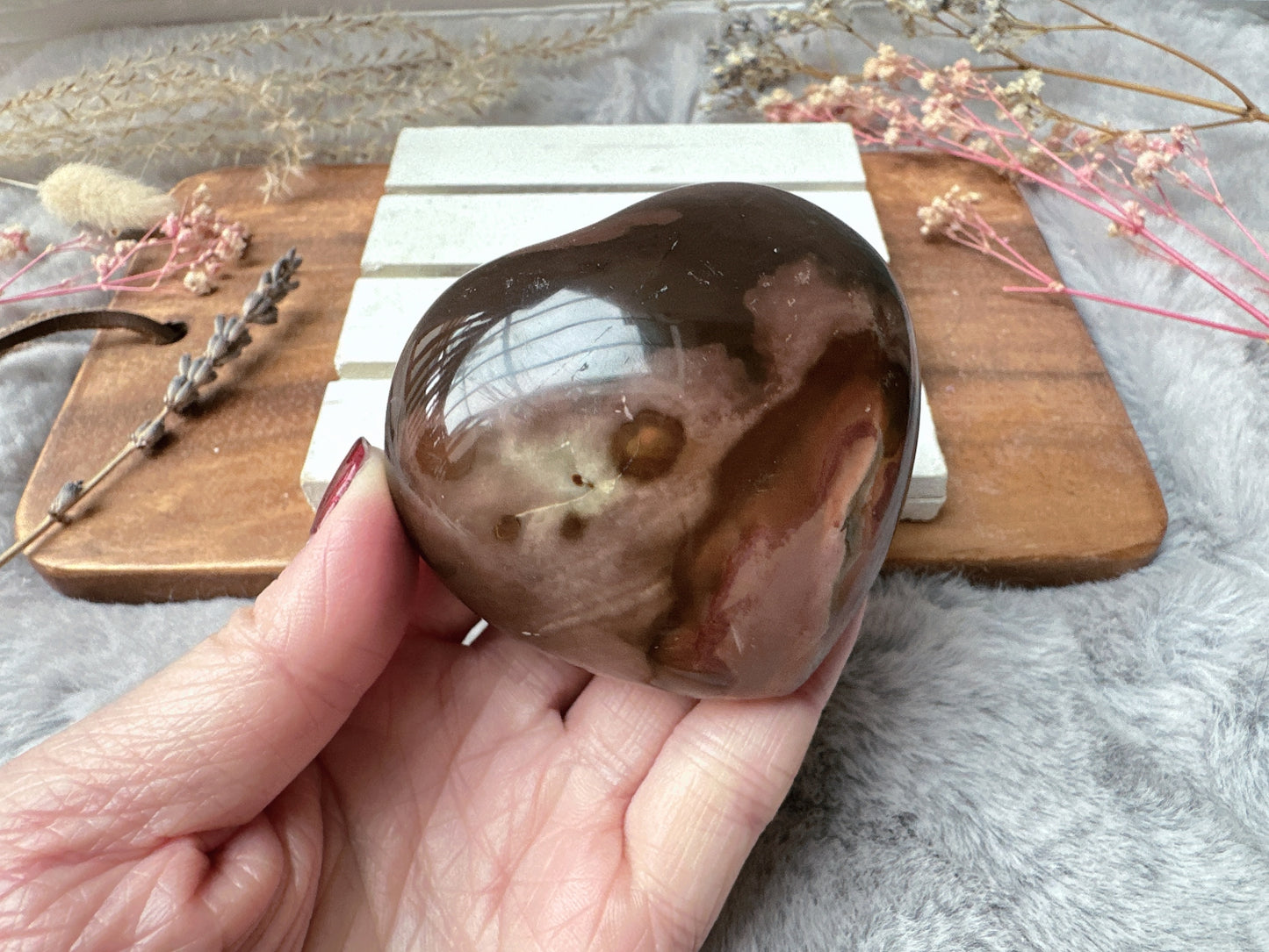 Polychrome Jasper Heart