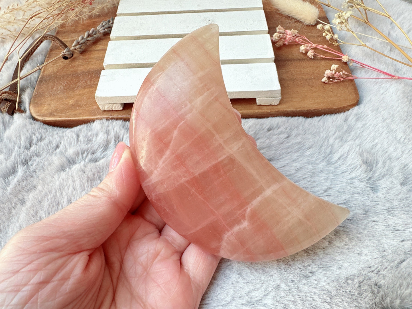 Rose Calcite Moon (Matte Polish)