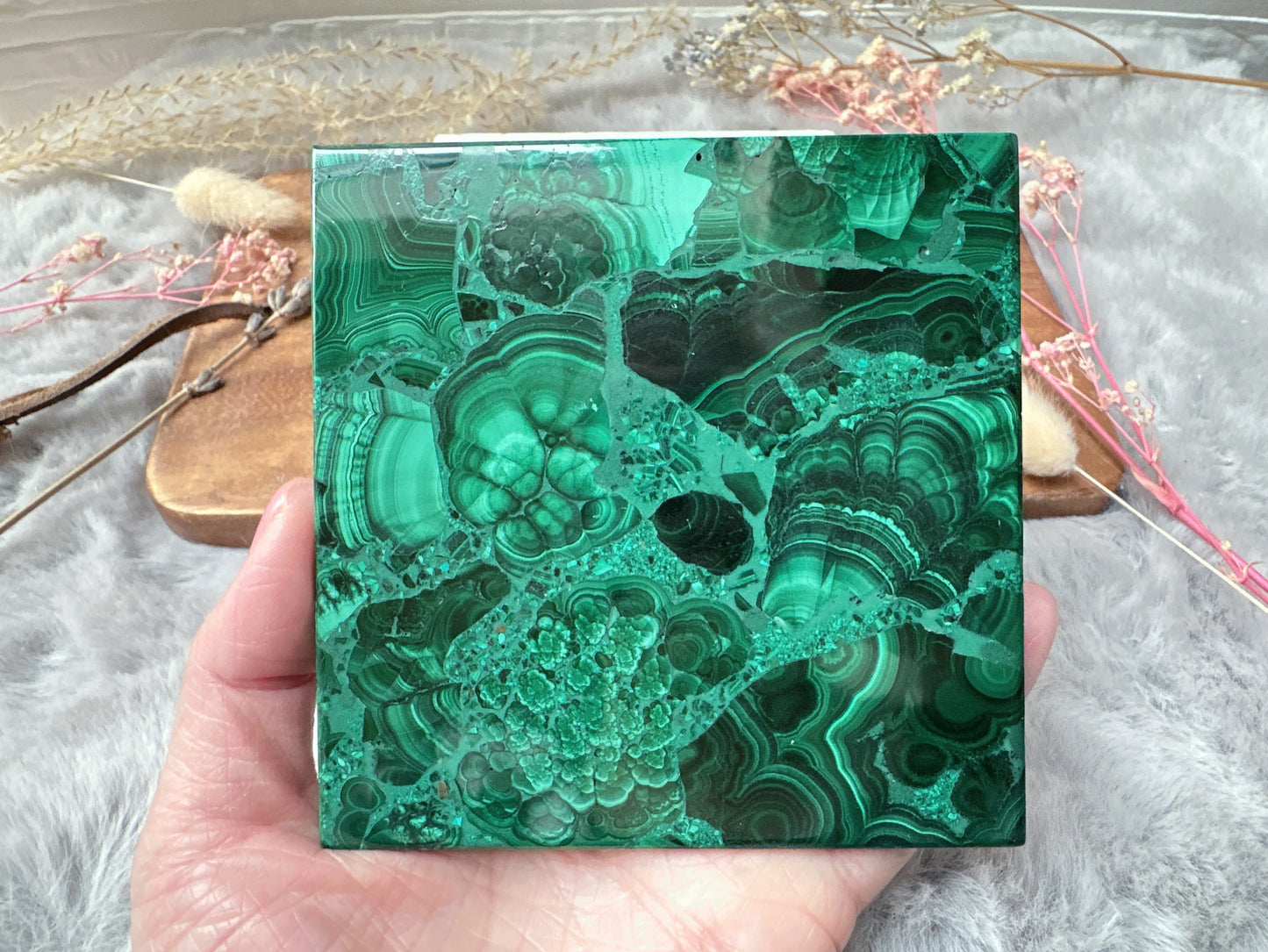 Malachite Square Slab
