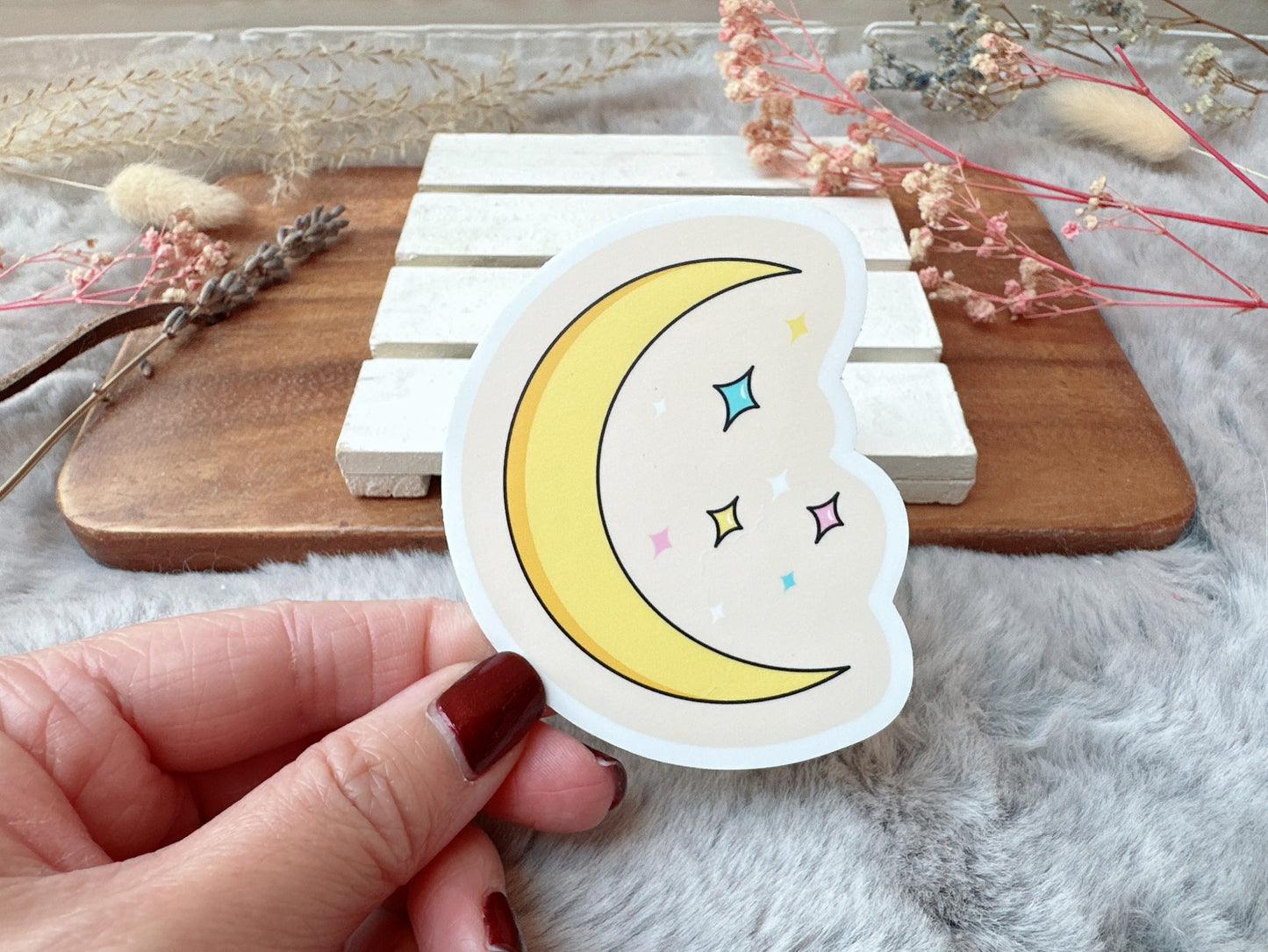 Crescent Moon Sticker