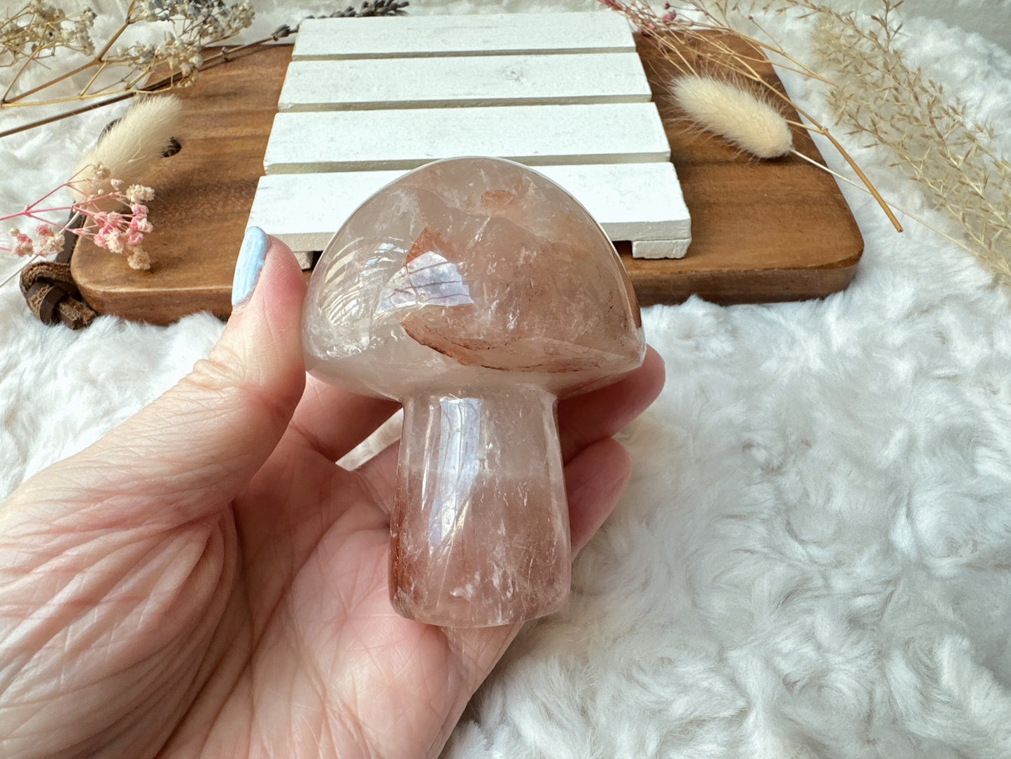 Hematoid Quartz Mushroom