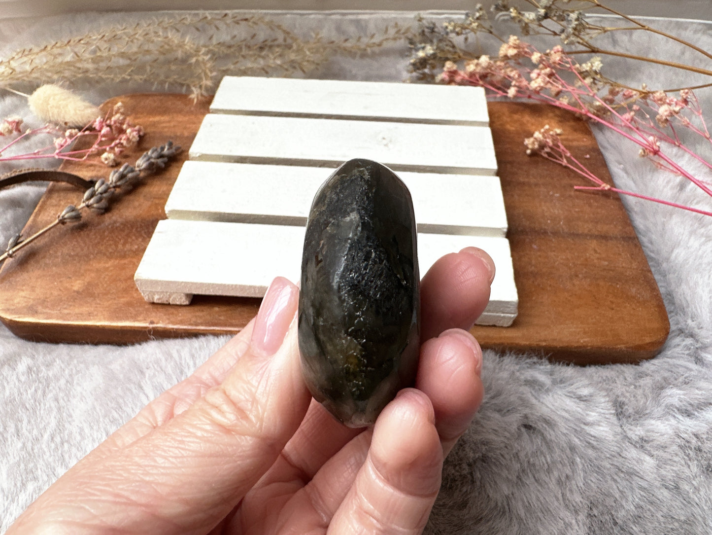 Labradorite Palm Stone
