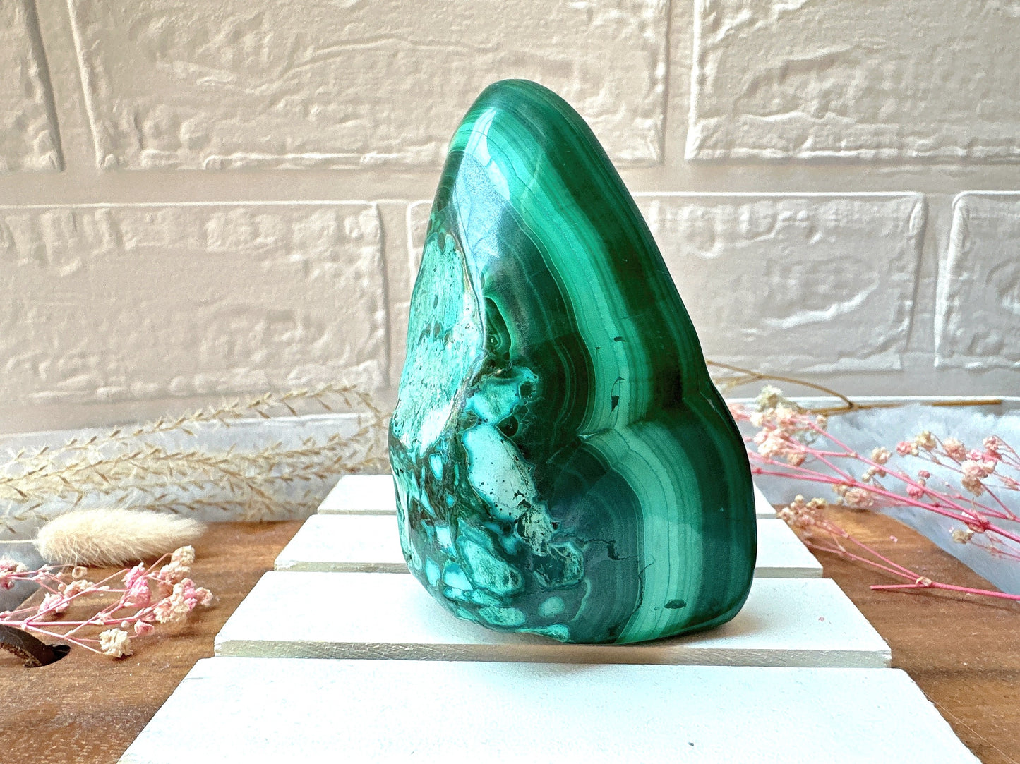 Malachite with Chrysocolla Free Form