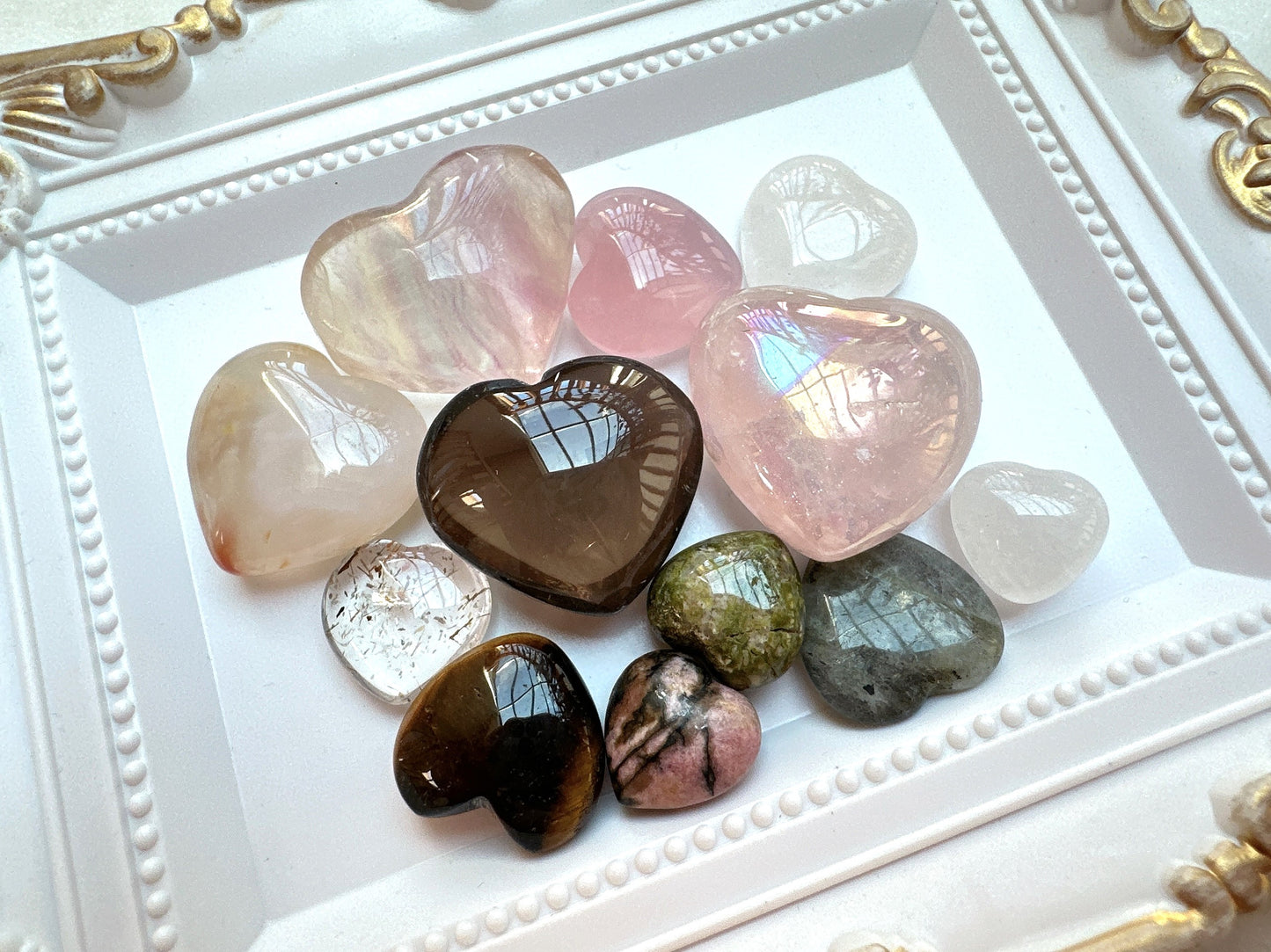 Crystal Hearts Confetti Scoop