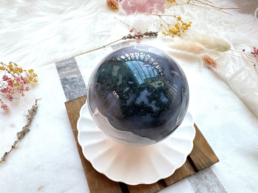 Moss Agate Sphere