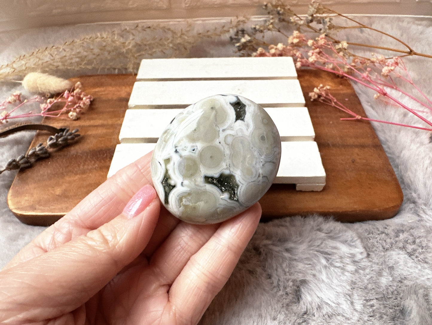 Ocean Jasper Palm Stone