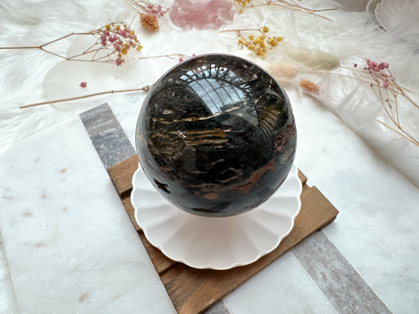 Ocean Jasper Sphere