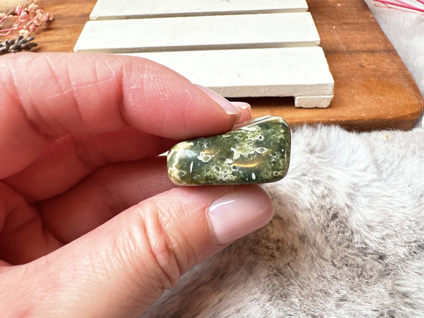 Ocean Jasper Flat Tumble