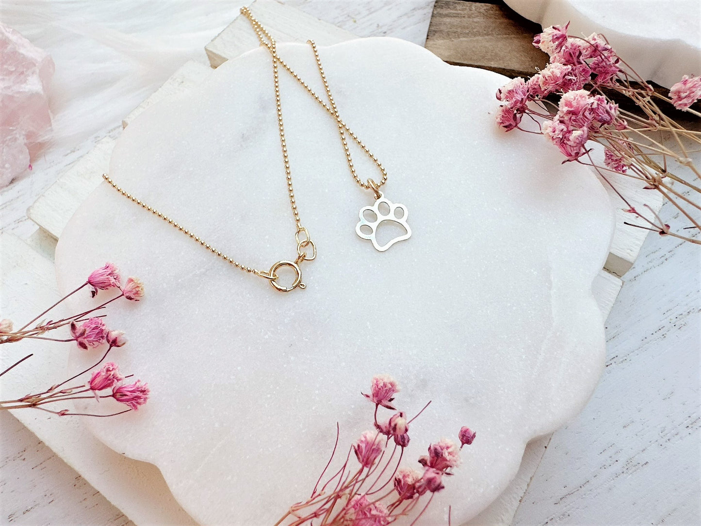 Paw Print Necklace