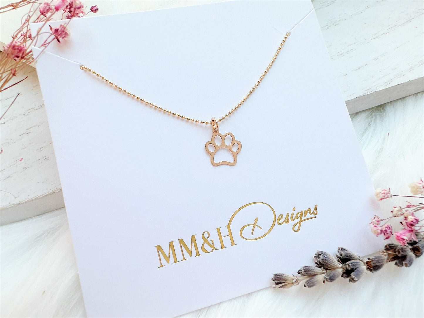 Paw Print Necklace