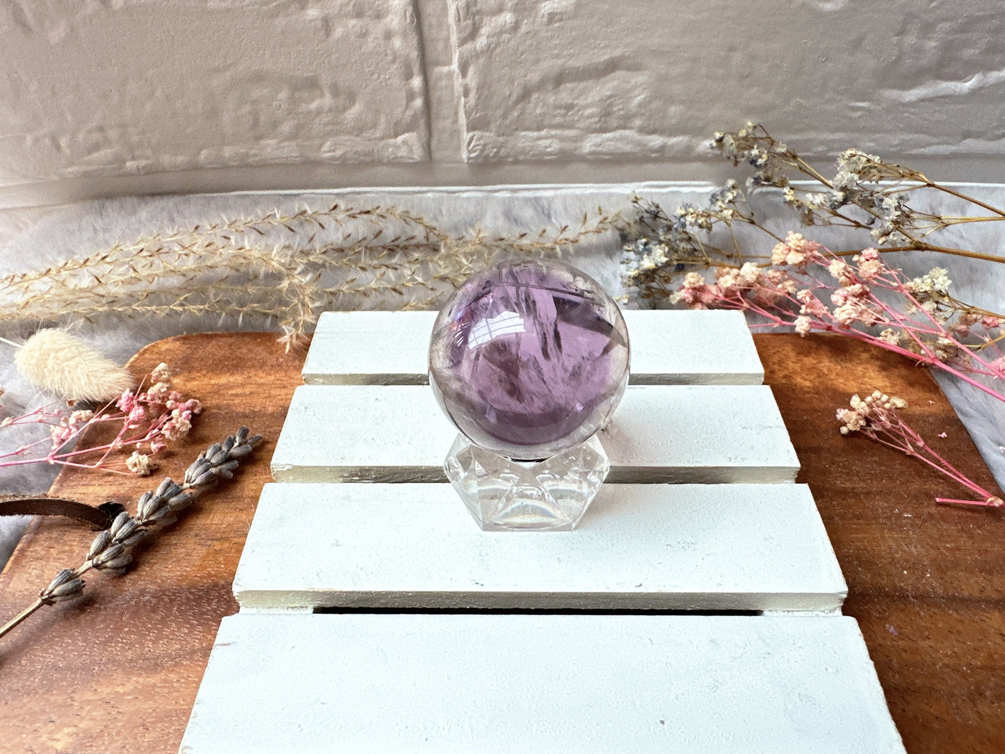 Small Phantom Amethyst Sphere