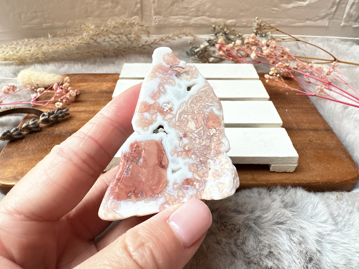 Cotton Candy Agate Free Form