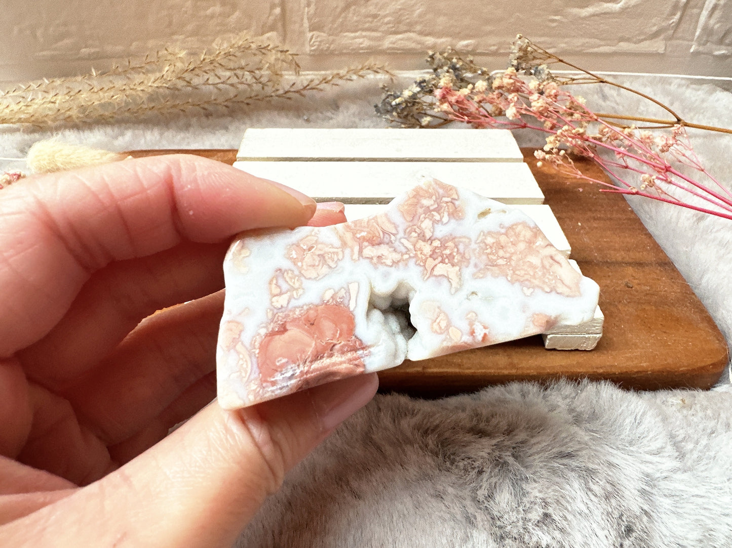 Cotton Candy Agate Free Form