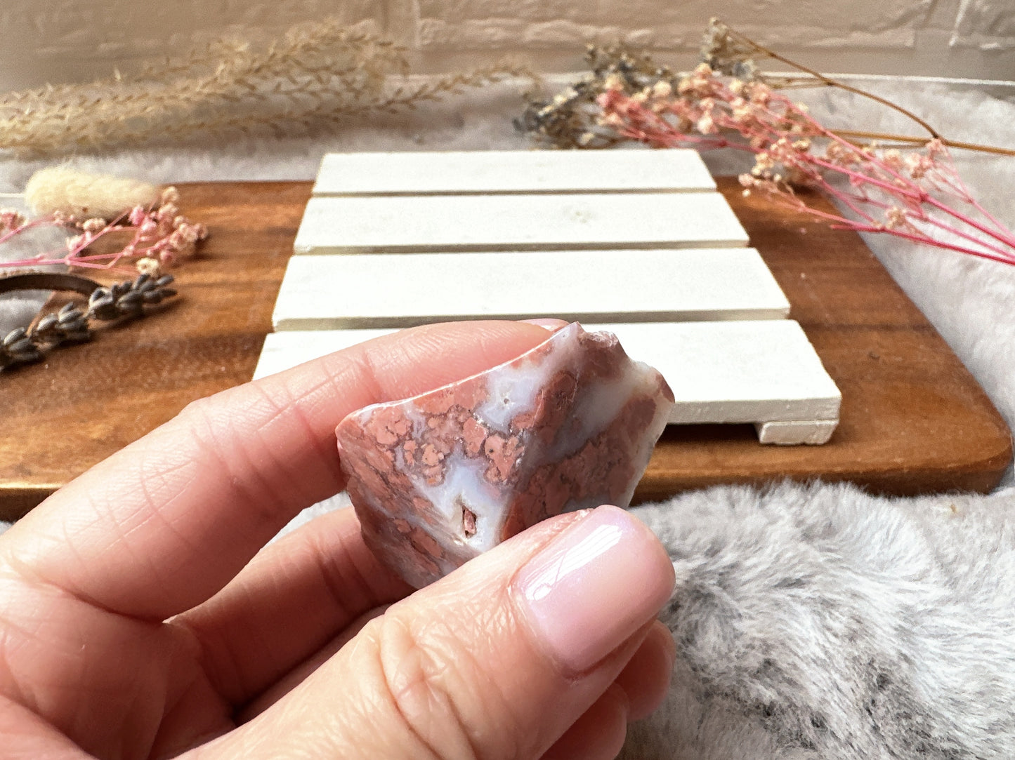 Small Cotton Candy Agate Free Form
