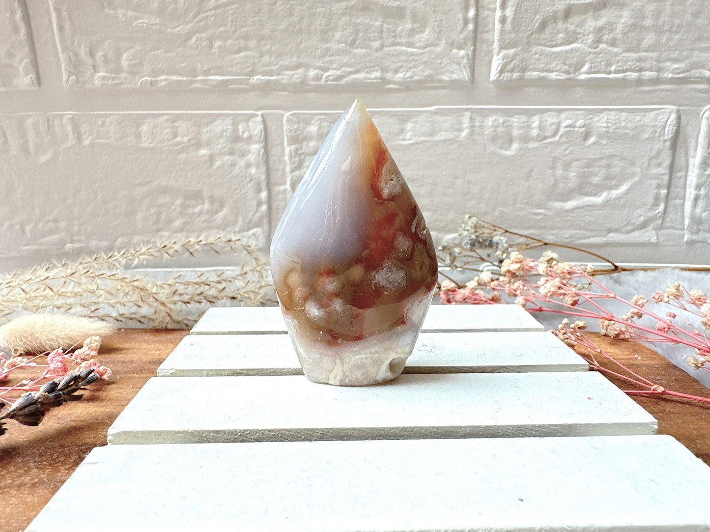 Small Flower Agate Flame