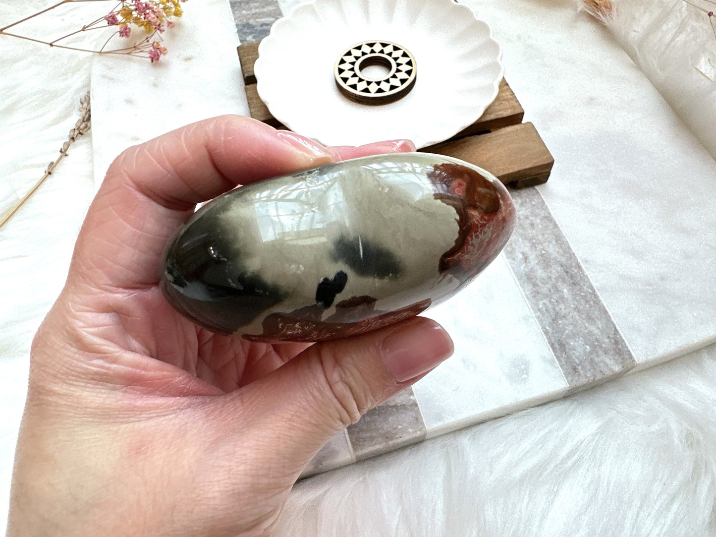 Polychrome Jasper Heart