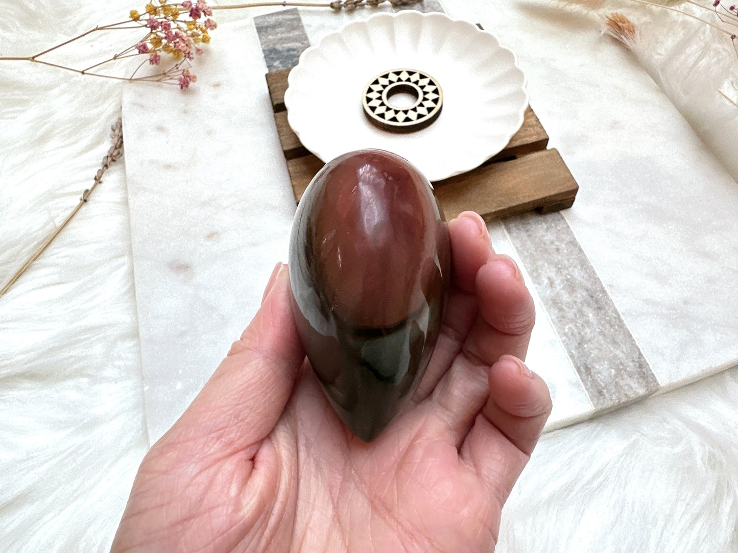 Polychrome Jasper Heart