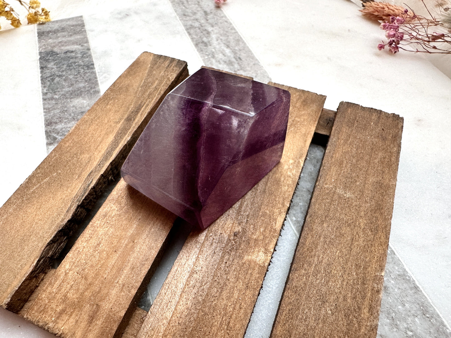 Purple Fluorite Free Form