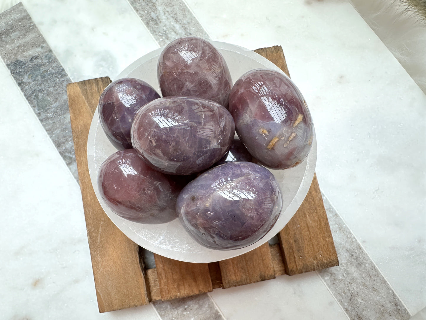 Purple Rose Quartz Tumble