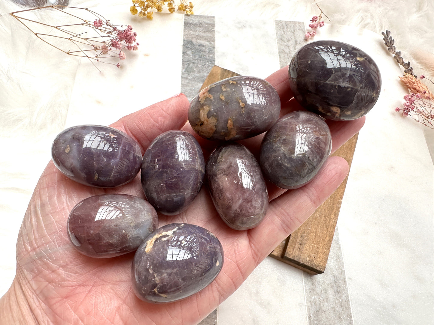 Purple Rose Quartz Tumble