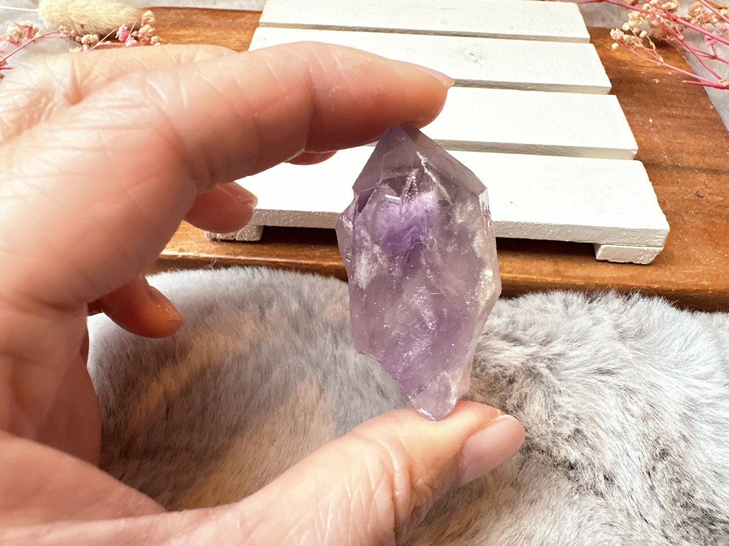 Small Raw Amethyst Point