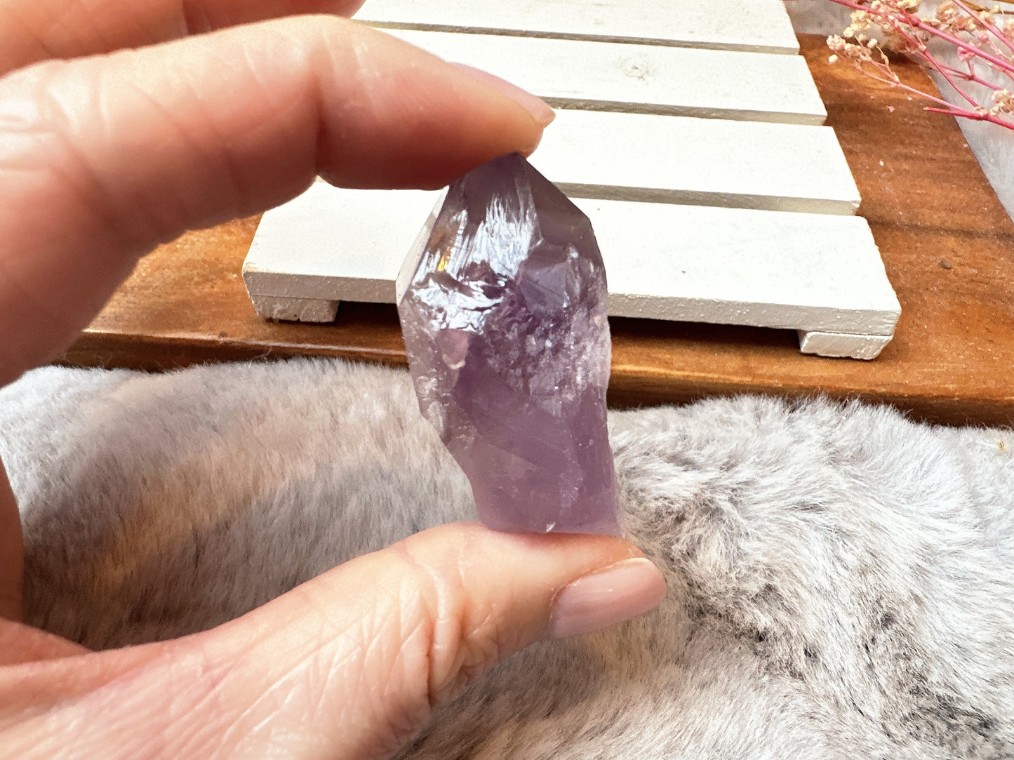 Small Raw Amethyst Point