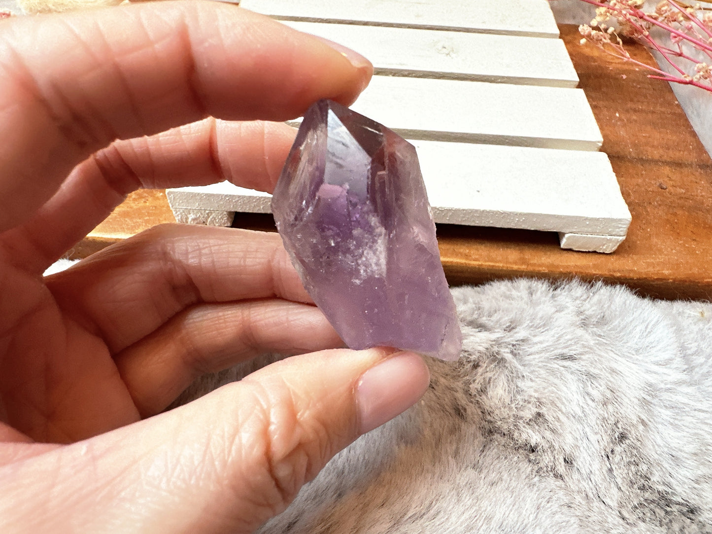Small Raw Amethyst Point