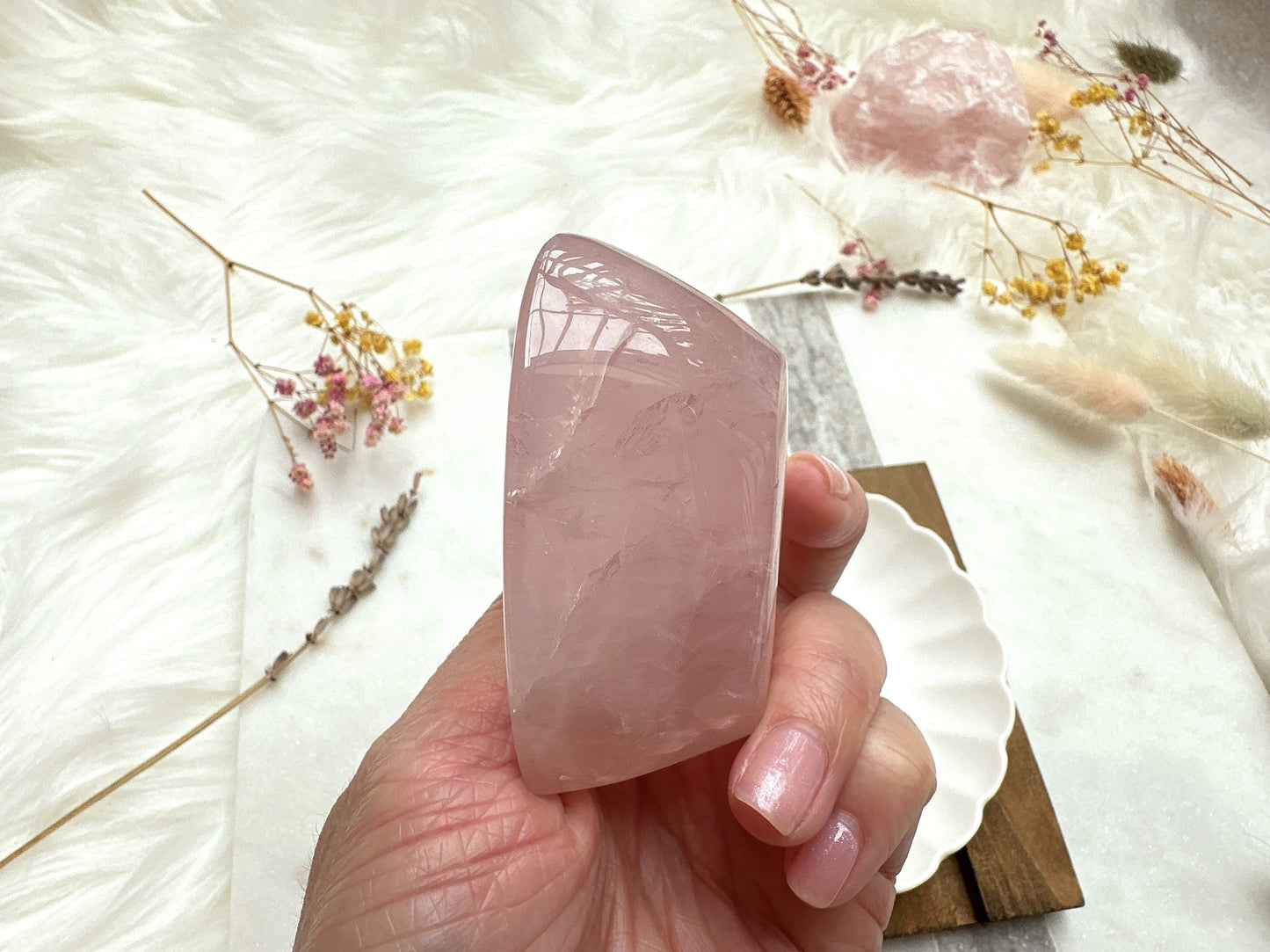 Small Rose Quartz Heart Bowl/Dish