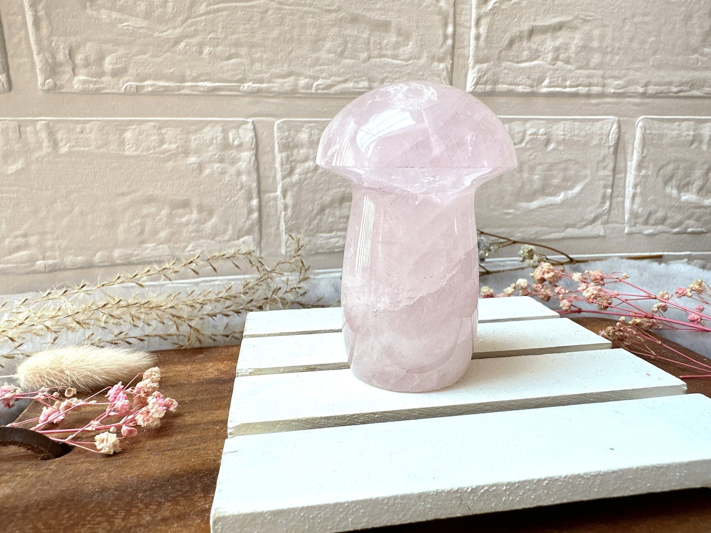 Rose Quartz Mushroom