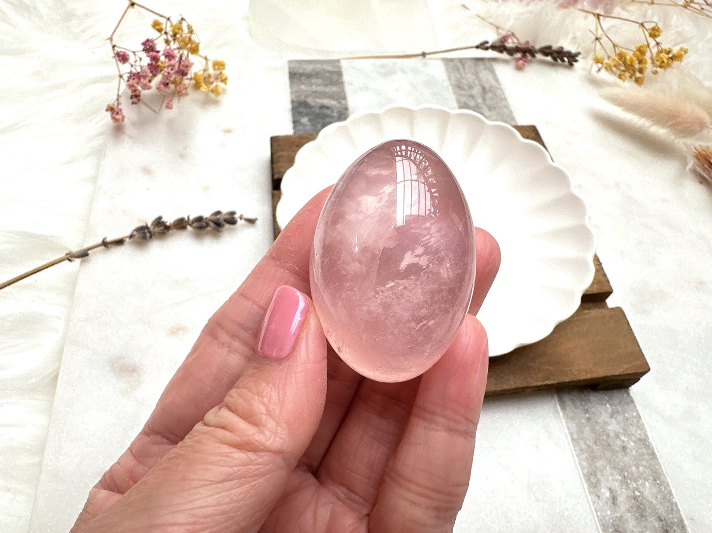 Mozambique Rose Quartz Tumble