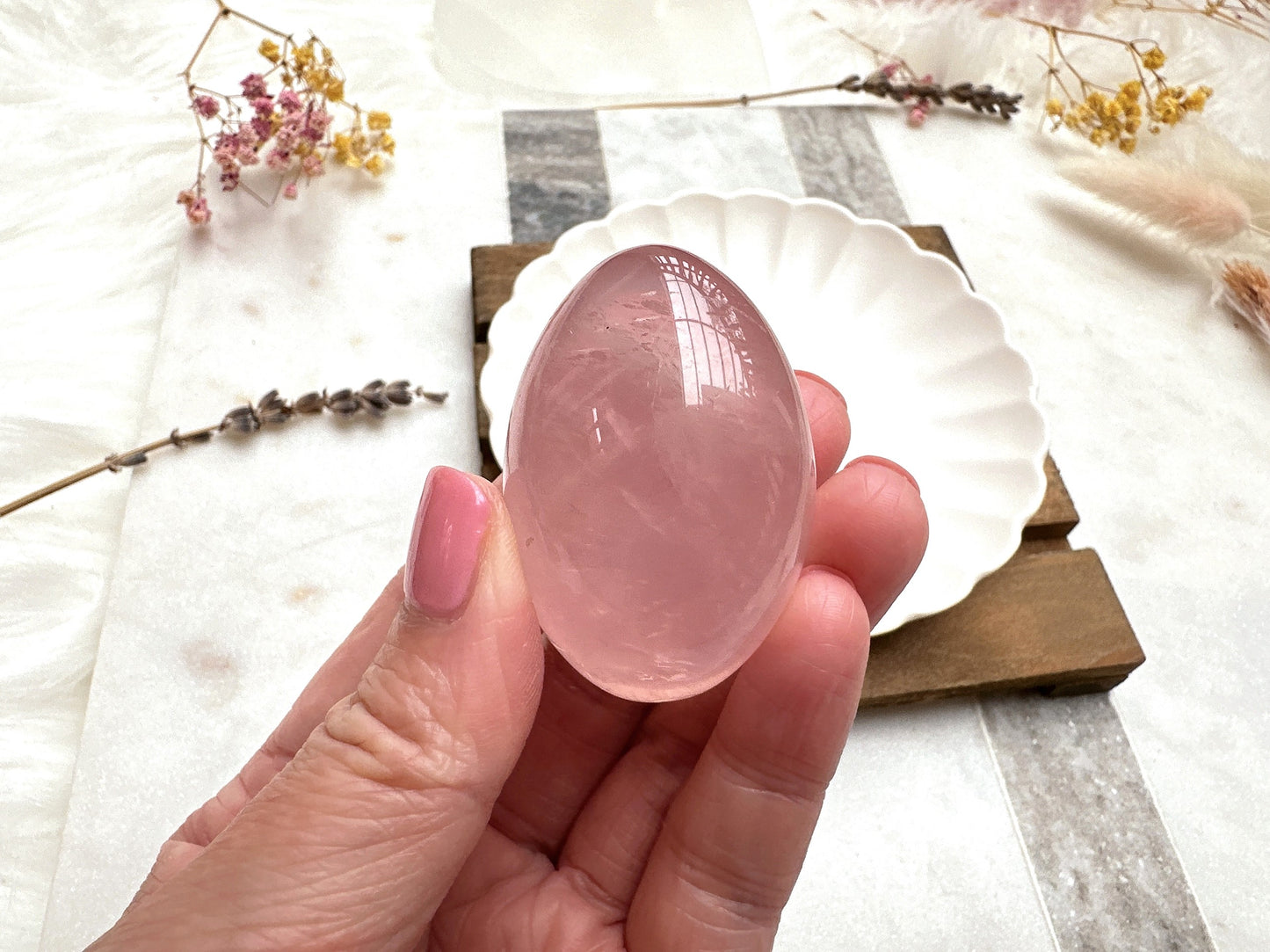 Mozambique Rose Quartz Tumble