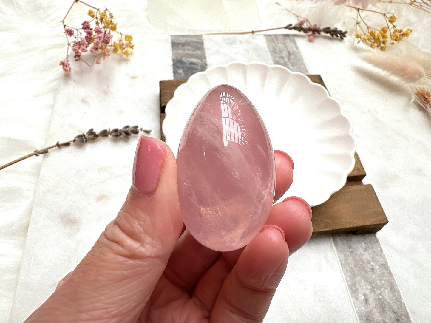 Mozambique Rose Quartz Tumble