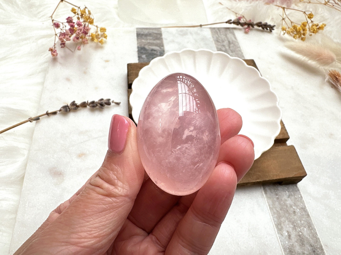Mozambique Rose Quartz Tumble