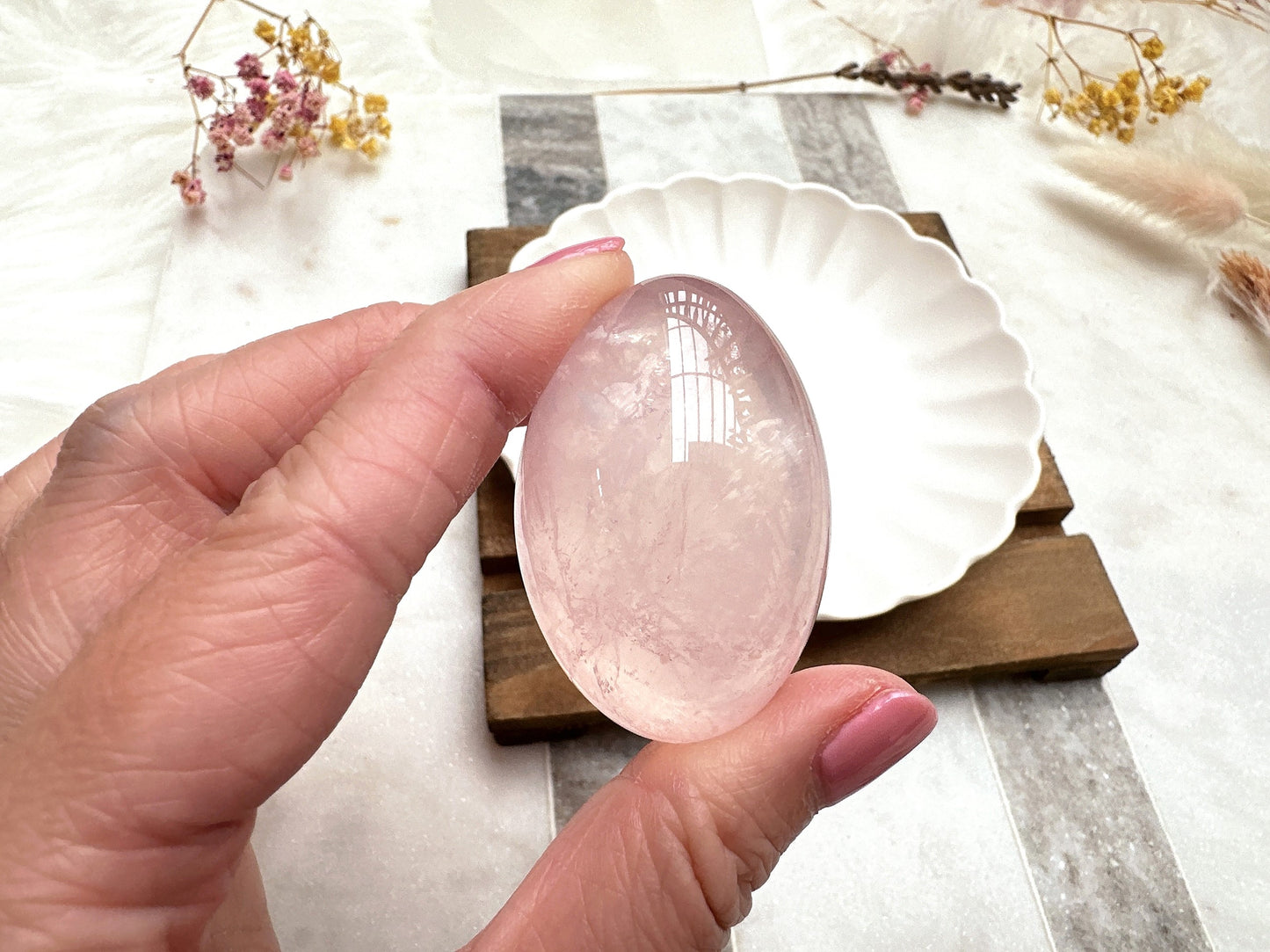 Mozambique Rose Quartz Tumble