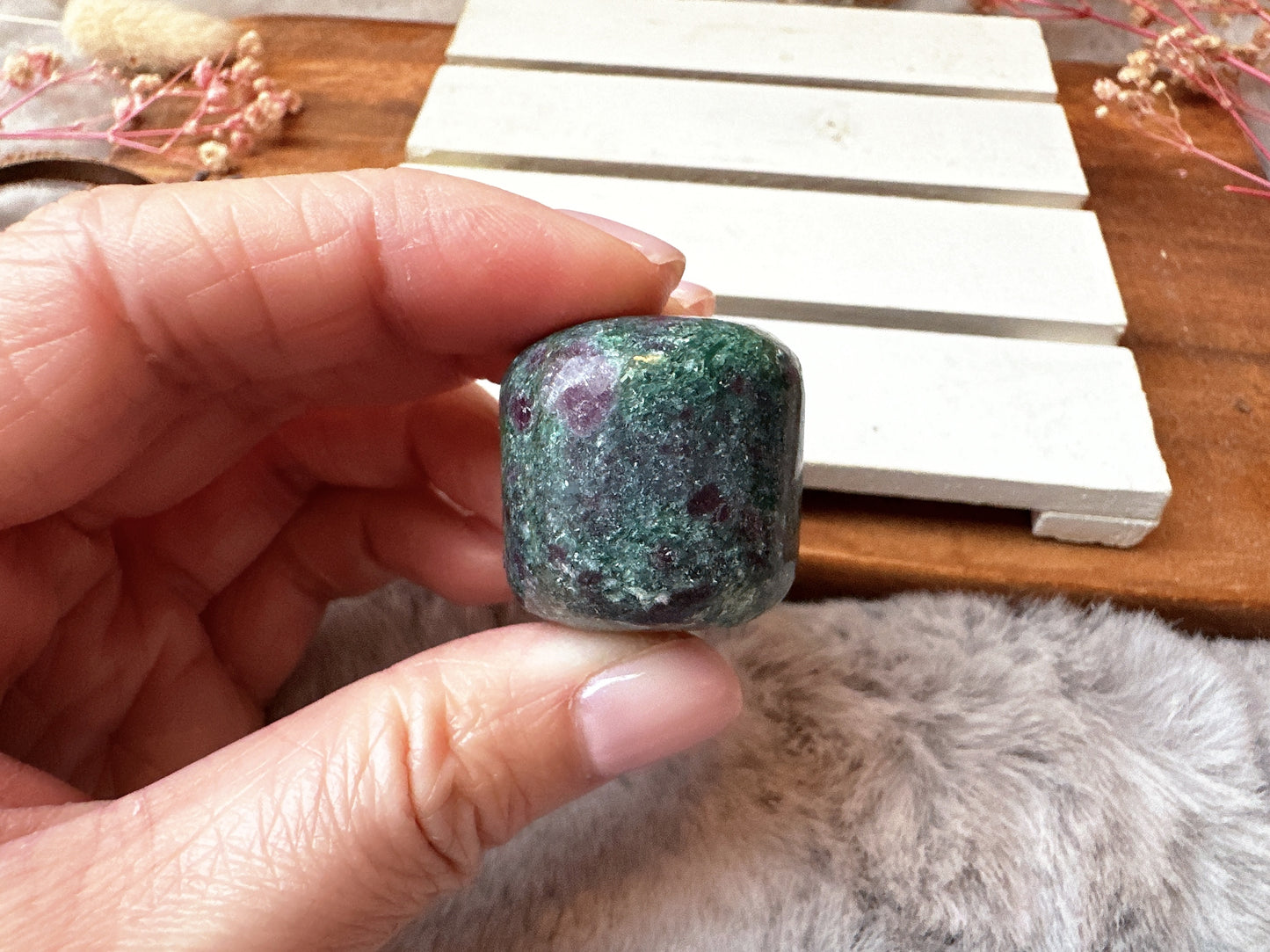 Ruby Fuchsite Kyanite Tumble