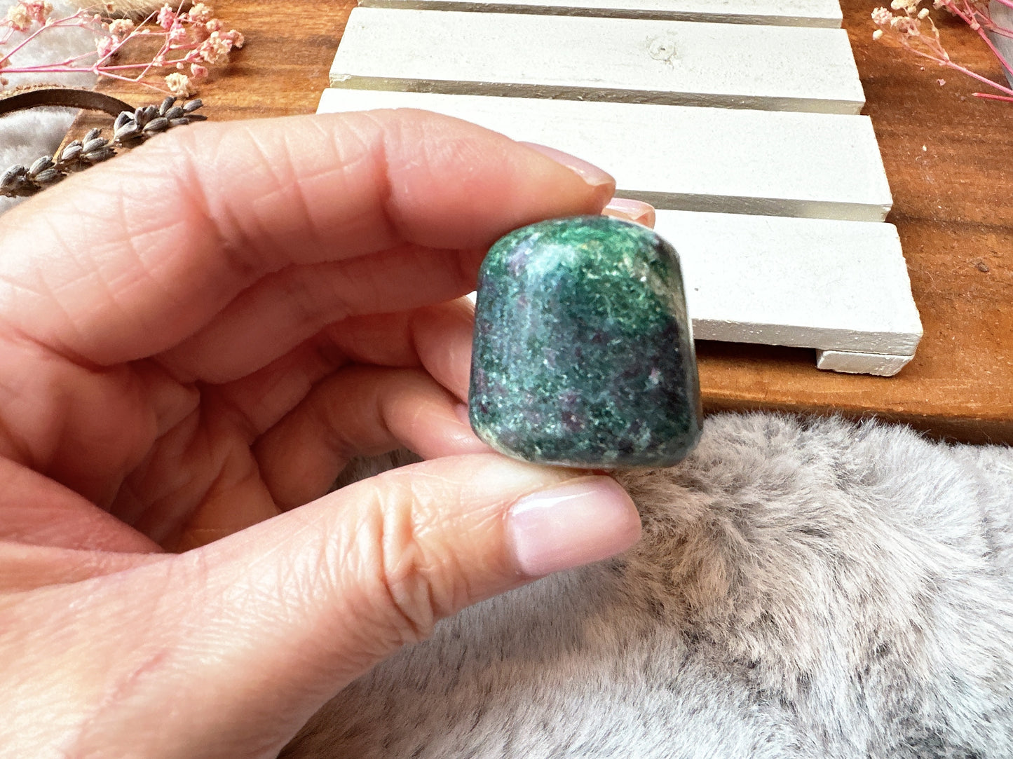 Ruby Fuchsite Kyanite Tumble