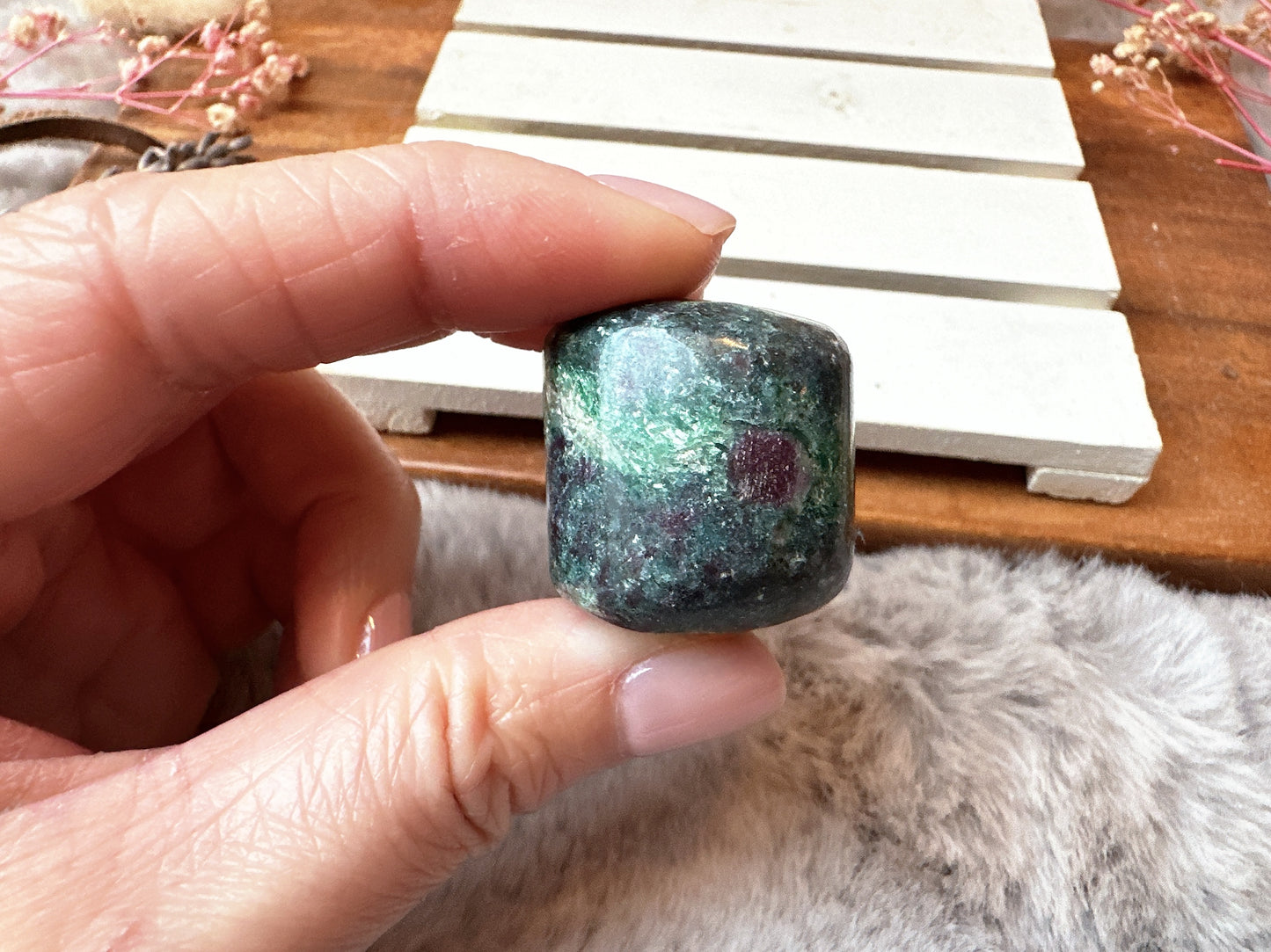 Ruby Fuchsite Kyanite Tumble