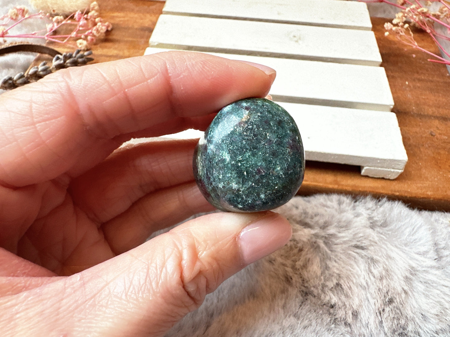 Ruby Fuchsite Kyanite Tumble