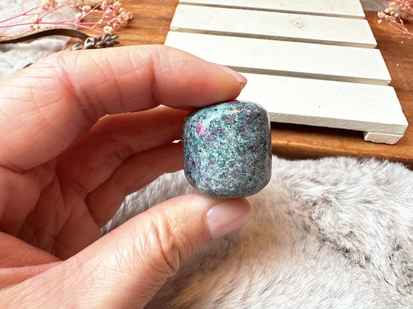 Ruby Fuchsite Kyanite Tumble