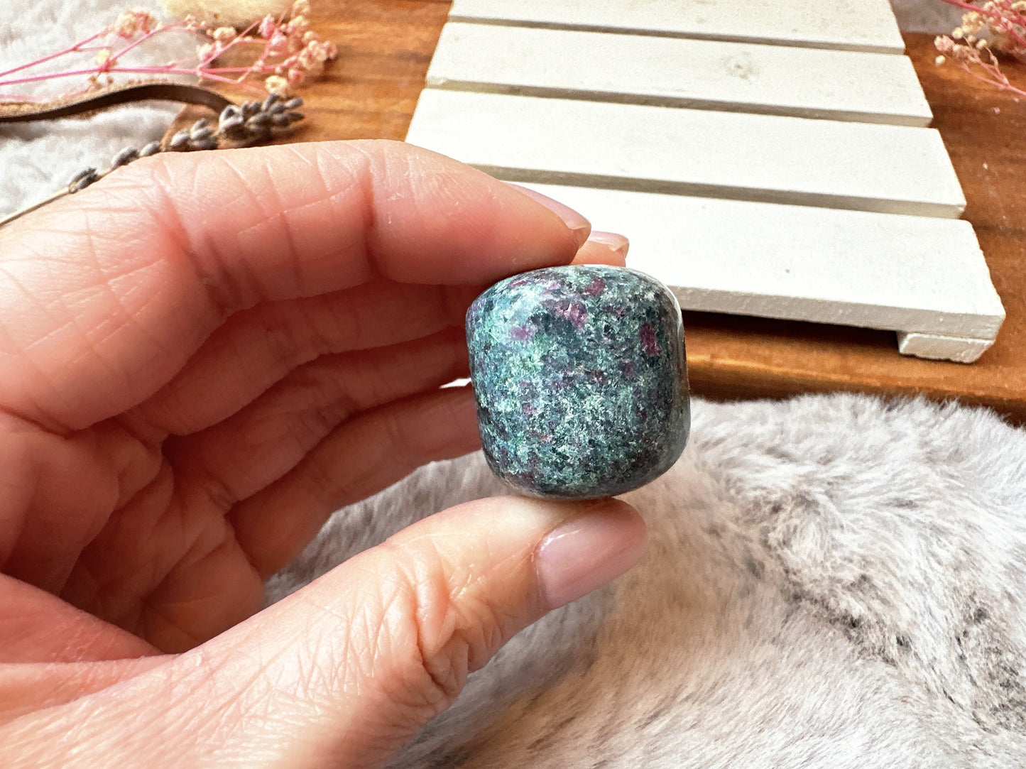 Ruby Fuchsite Kyanite Tumble