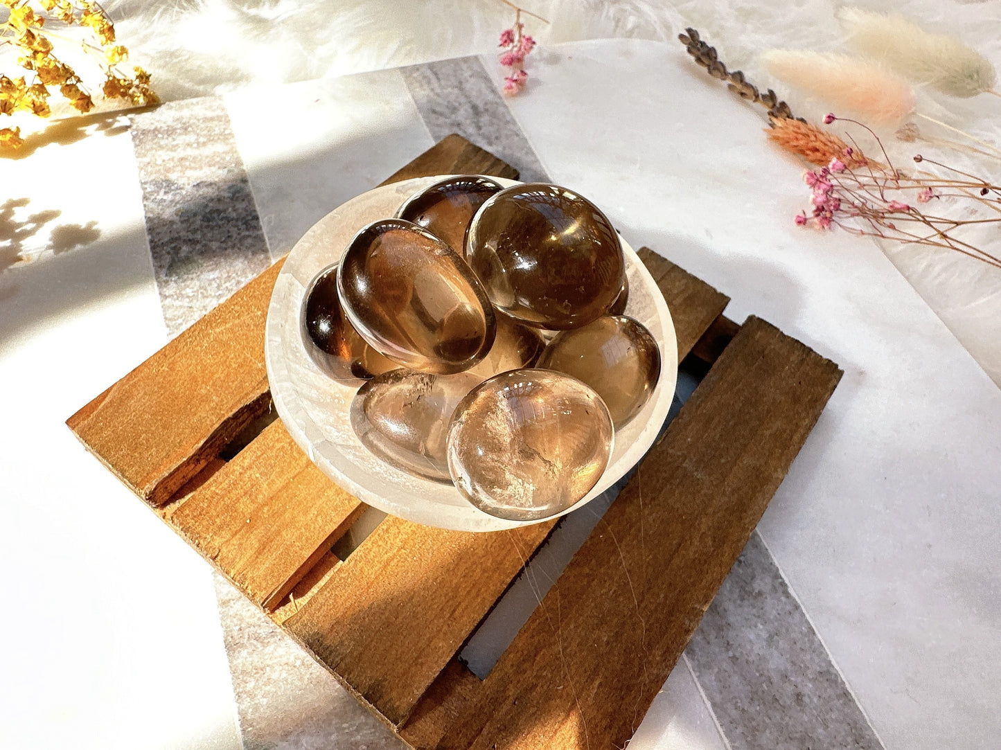 One Small Smoky Quartz Tumble