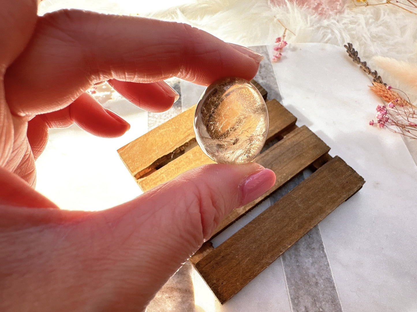 One Small Smoky Quartz Tumble