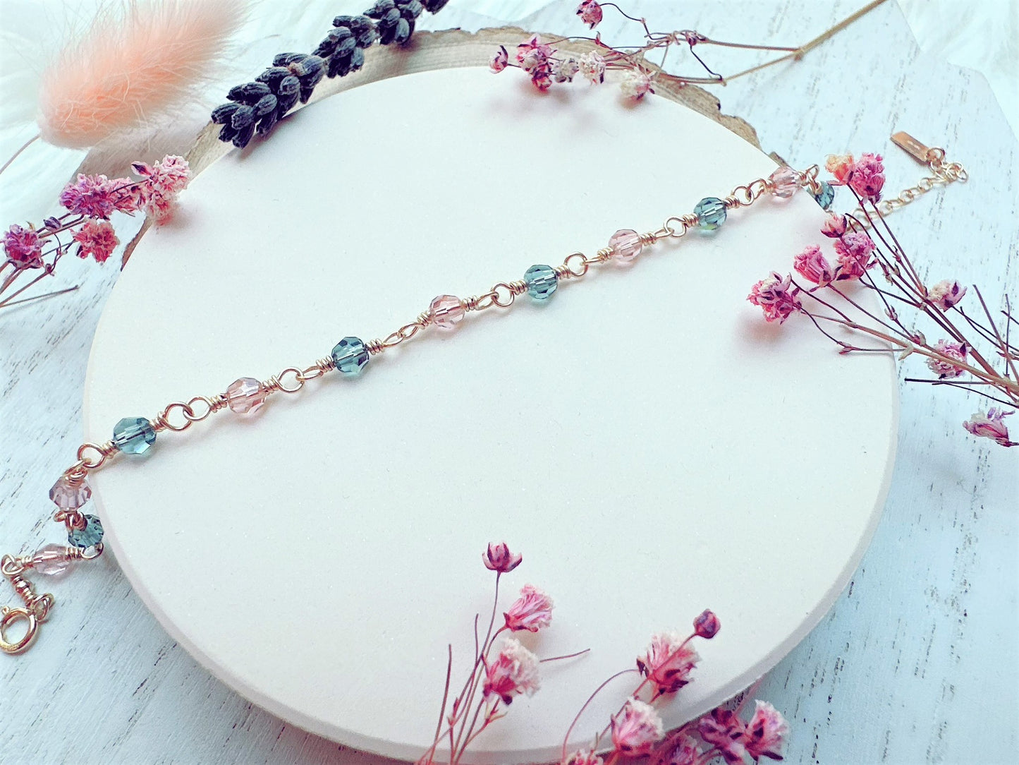 Delicate Round Crystal Bracelet