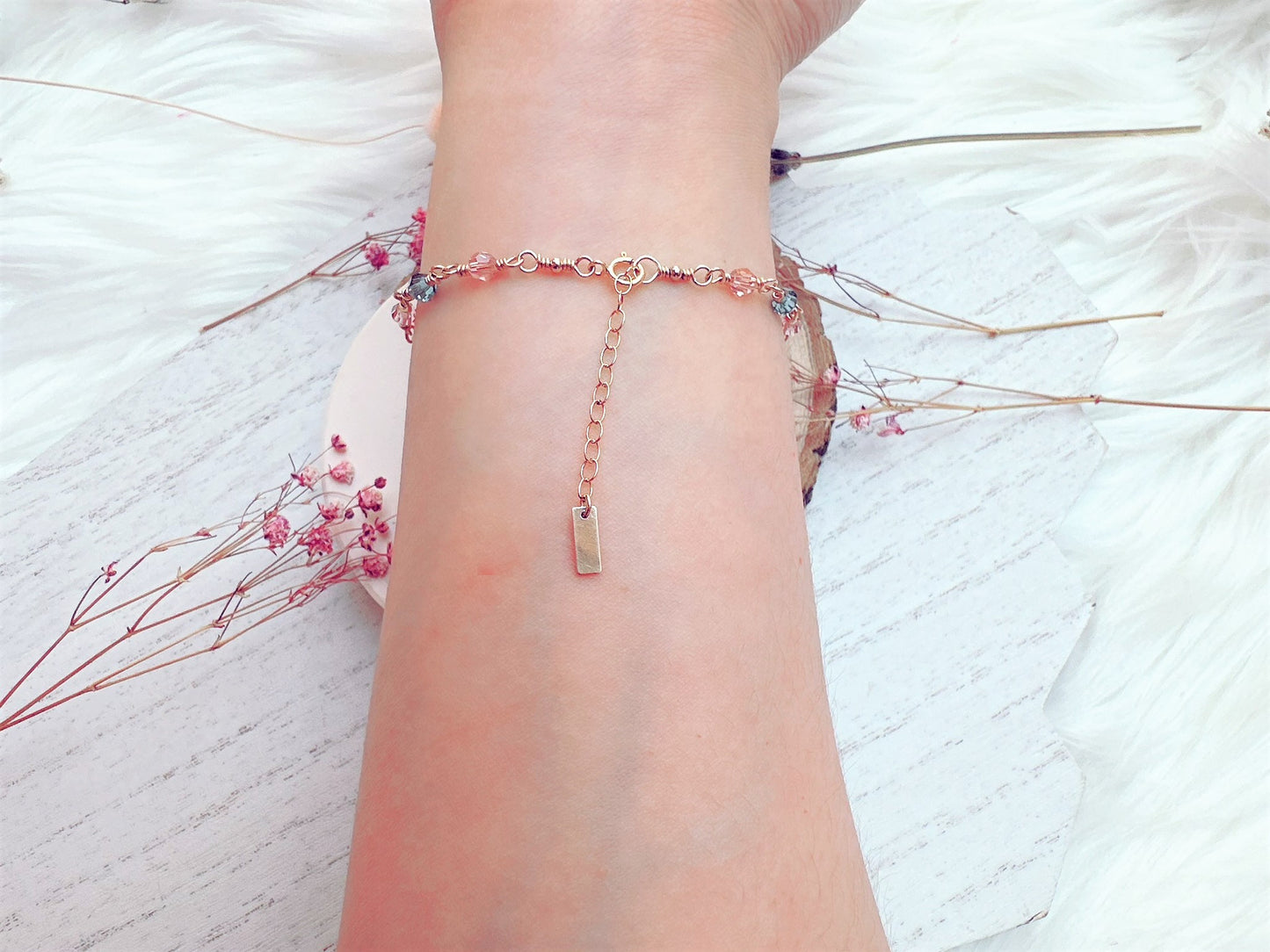 Delicate Round Crystal Bracelet
