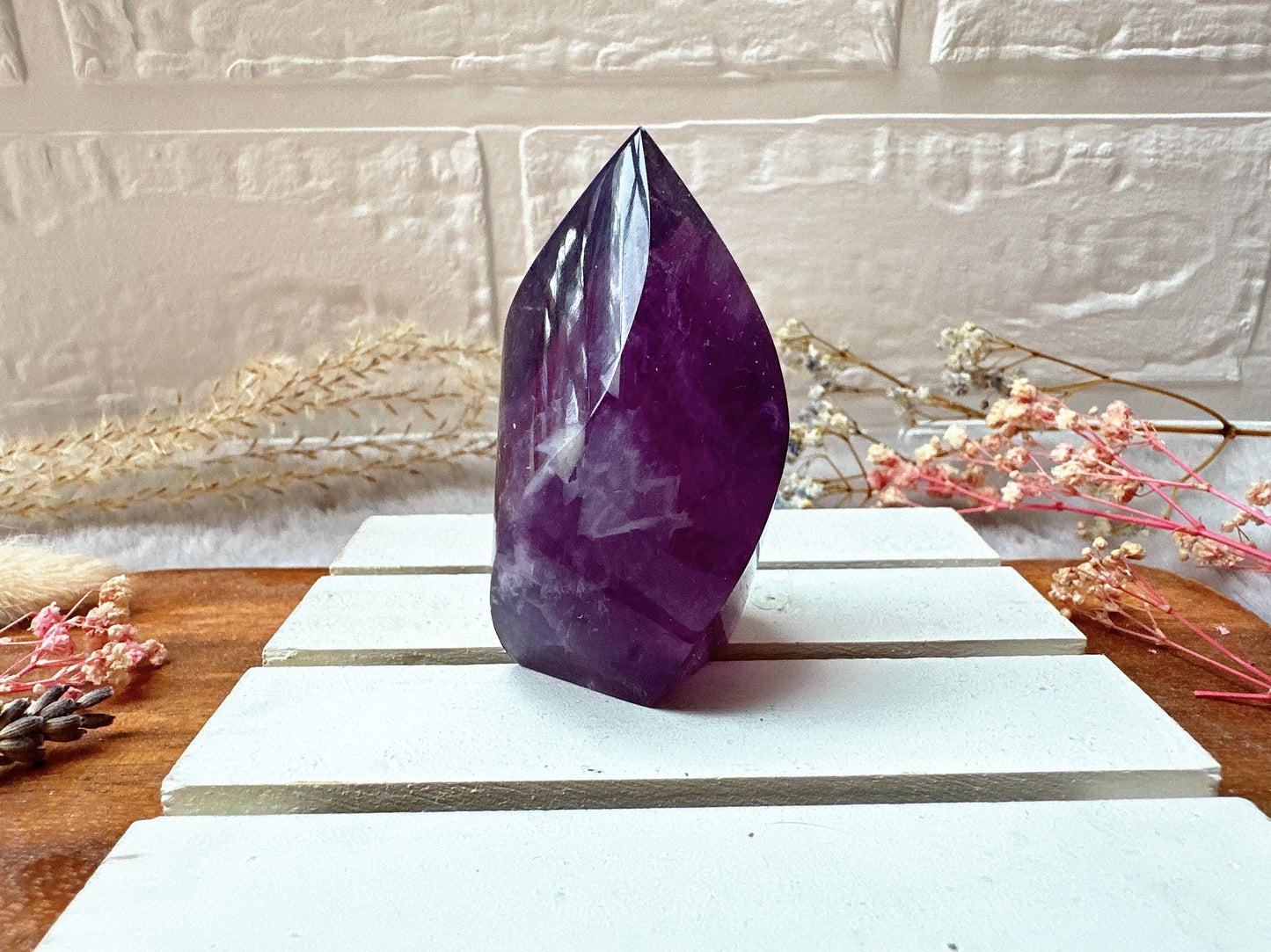 Small Watermelon Fluorite Flame