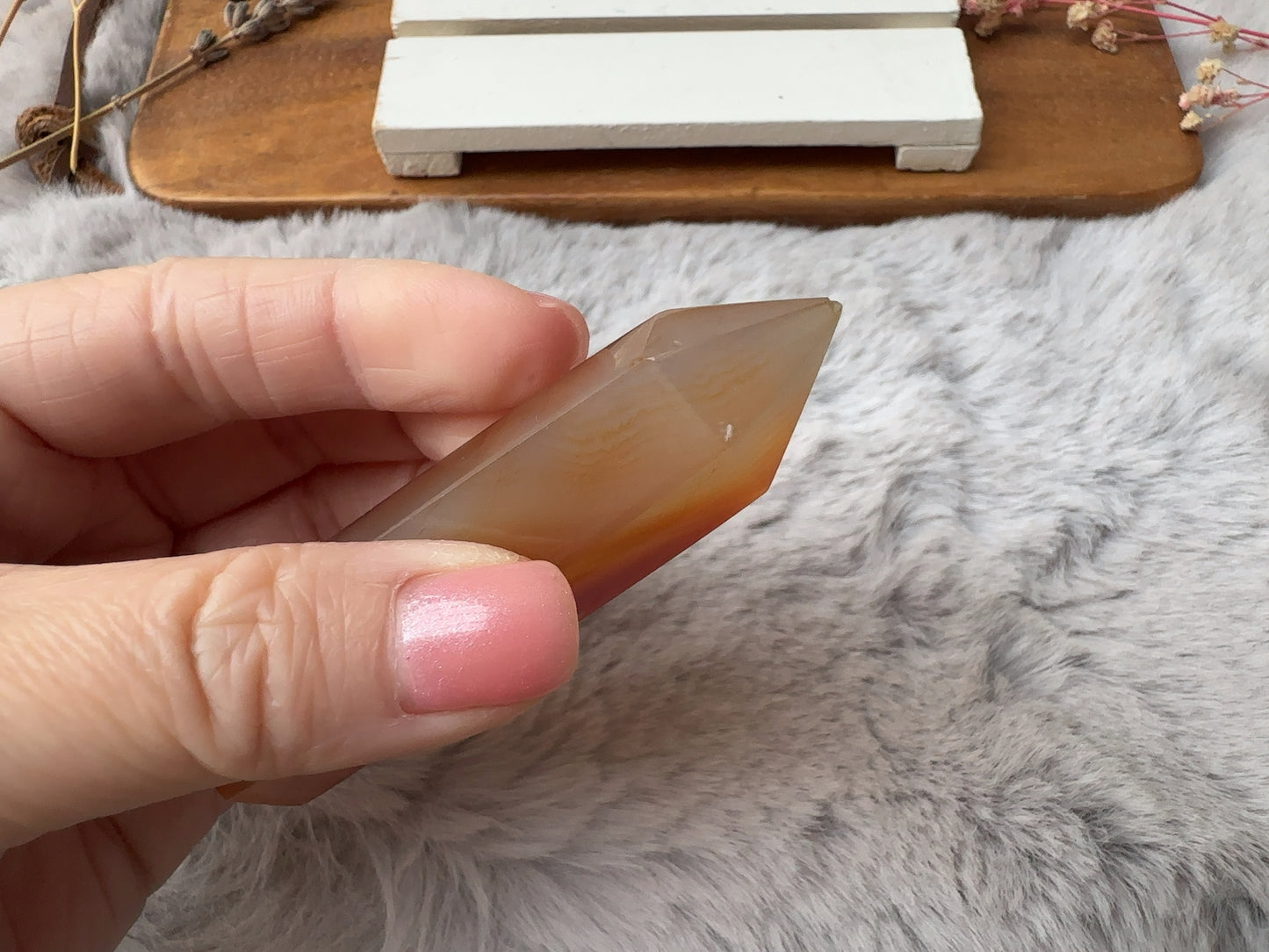 Small Banded Carnelian Tower (Imperfect) - C3